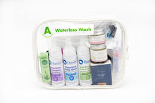 Load image into Gallery viewer, Luxury Waterless Flight / Travel wash Bag Set