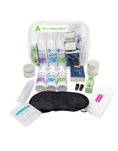 Load image into Gallery viewer, Luxury Waterless Flight / Travel wash Bag Set